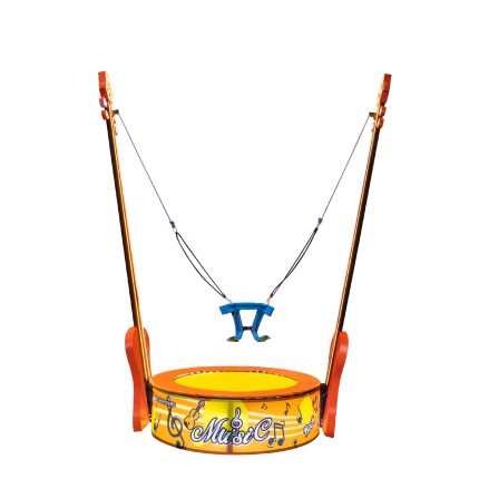 New Style Children Round Trampoline Light Music Trampolin Para Ninos Electric Bungee Jumping Outdoor Trampoline