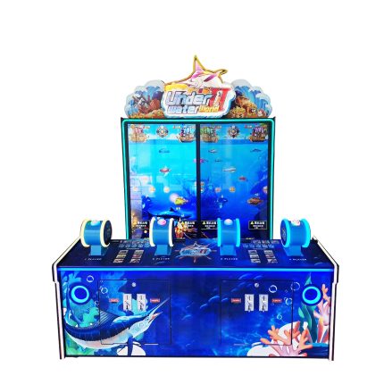 4 Players Indoor Rectangular Fish Arcade Game Operated Games Shooting Arcade Fishing Game Machine