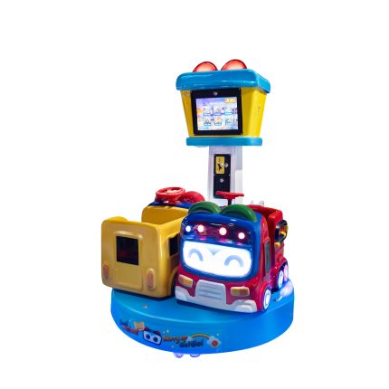 Hot Selling 2-Player Carousel Kiddie Rides Outdoor Amusement Park Game Machine for Sale Coin Payment Method
