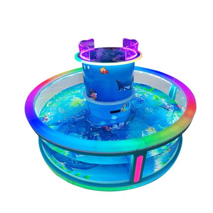 Hot Selling Children's Fishing Game Machine Park Fiberglass Equipment for Kids Pond Pool Amusement