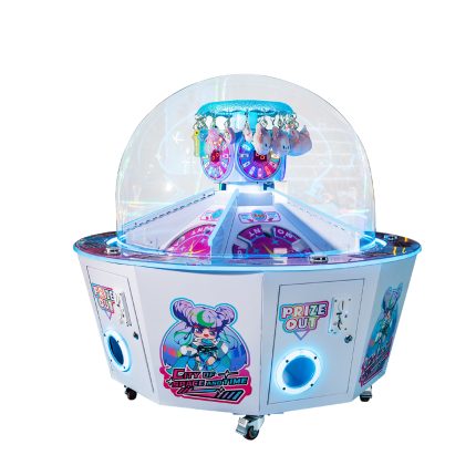 Hot Sale Four Players Candy Capsule Toy Game Gift Coin Operated 5 Players Prize Claw Machine for Children