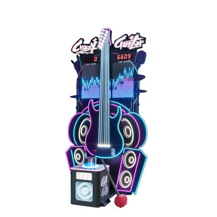 Crazy Guitar Hammer Machine Coin-Operated Arcade Games Machine Sport-Style Boxing Game 220v for Amusement and Redemption