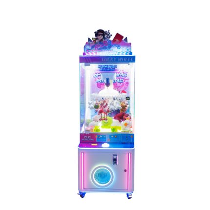 High Quality Coin-Operated Lucky Wheel & Claw Machine Earn Money & Clamp Prize Game with Doll Machine As a Bonus Gift