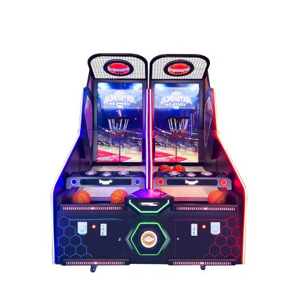 Indoor Amusement Arcade Lcd Screen Basketball Arcade Game Machine Basketball 2 Players Basketball Arcade Game Machine