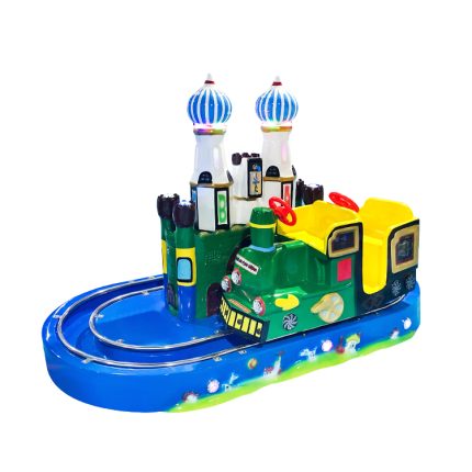 Amusement Indoor Coin Operated Machine Castle Train Kiddie Rides for Sale