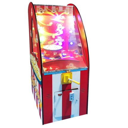 Coin Operated Arcade High Quality Indoor Amusement Popcorn Lottery Ticket Prize Game Machine for Sale