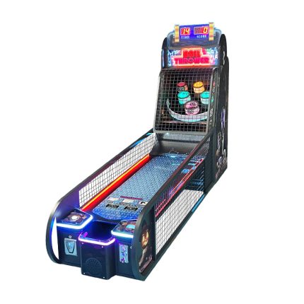 Coin-Operated Crazy Bowling Arcade Game Machine Indoor Sport Redemption Tickets for Ages 6+ Years Made of Durable Metal