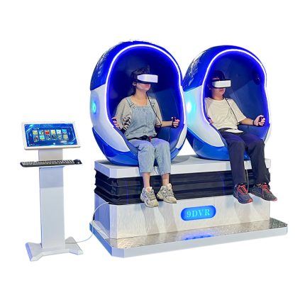 Hot Sales 2 Players Egg Shapes VR Simulator 9d VR Game Machine Vr 9d Cinema Motion Shooting Game Simulator Equipment