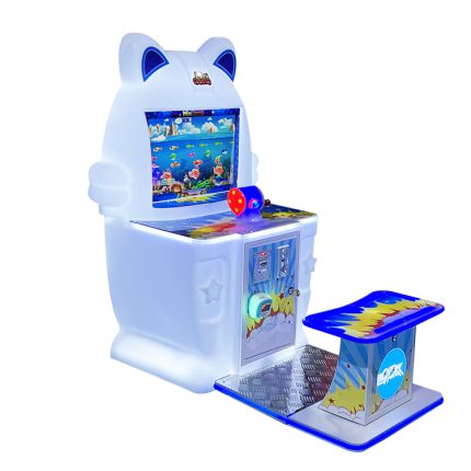 Coin Operated Fish Simulator Video Games Children Fishing Game Machine