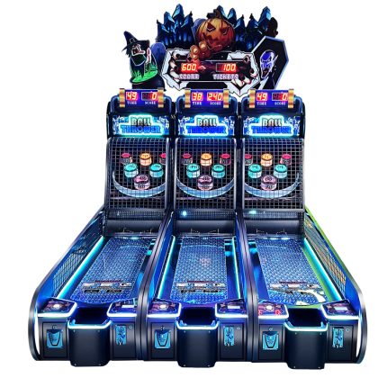 Coin Operated Game Ball Thrower Bowling Arcade Machine Ticket Redemption Game Machine